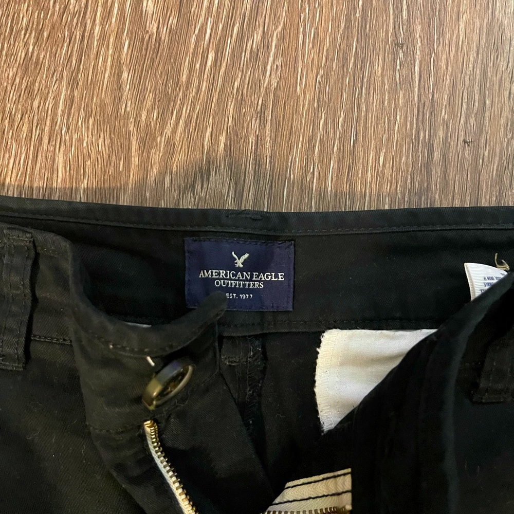 American Eagle Midi Stretch Shorts
